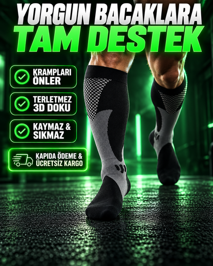 Leviora™ Günlük Kullanım Kompresyon Çorabı