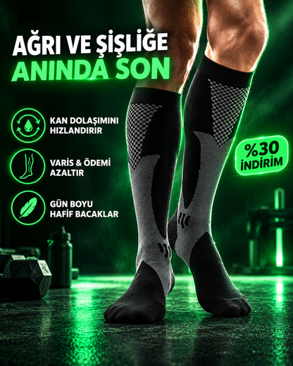 Leviora™ Günlük Kullanım Kompresyon Çorabı